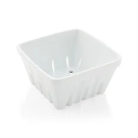 Berry Box White Porcelain Colander