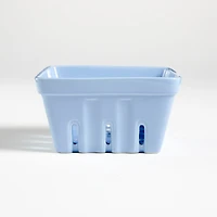 Blue Porcelain Berry Box Colander