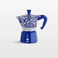 Bialetti Moka Dolce & Gabbana Blu Mediterraneo 6-Cup Espresso Maker