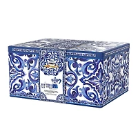 Bialetti Moka Dolce & Gabbana Blu Mediterraneo 3-Cup + 3 Espresso Cups & Stirrers Gift Set