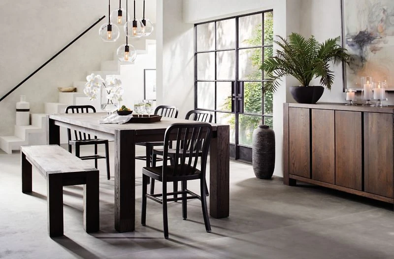 Delta Matte Black Side Chair with Alloy Grey Cushion