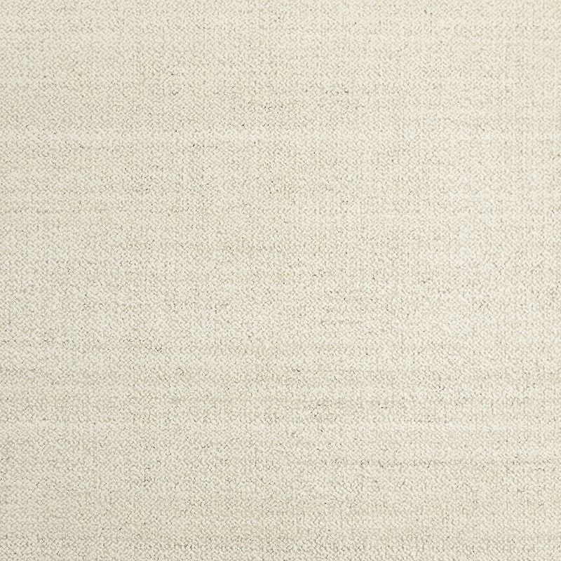 Big Sur Wool Handwoven Ivory White Area Rug 6'x9'