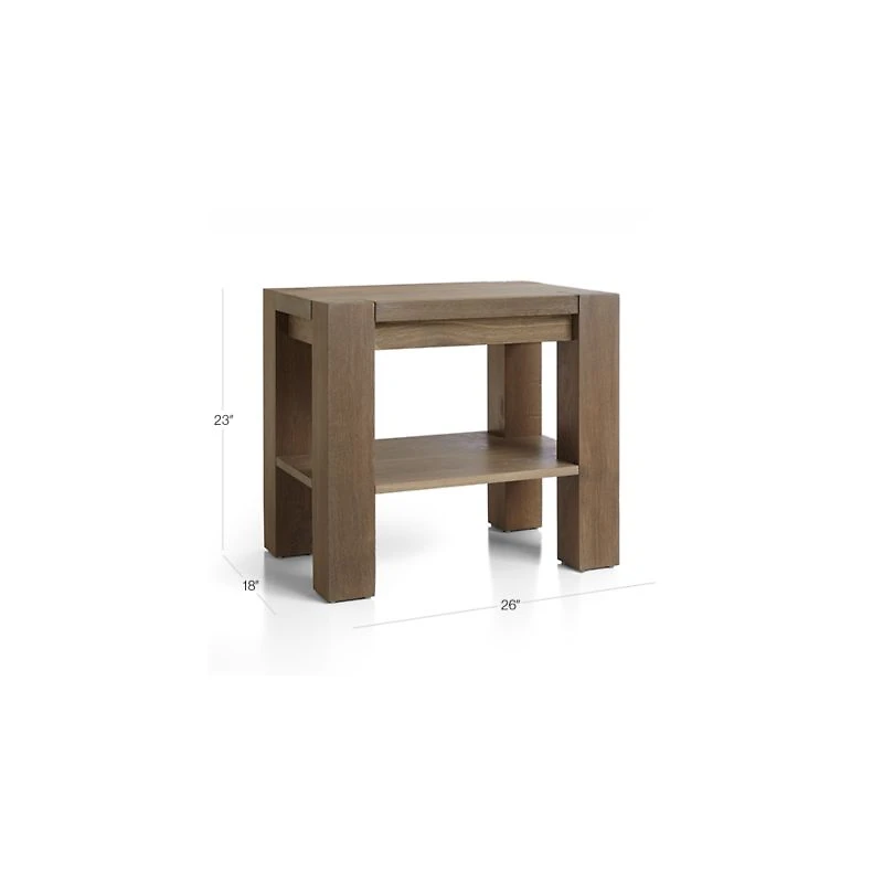 Big Sur Smoke Nightstand
