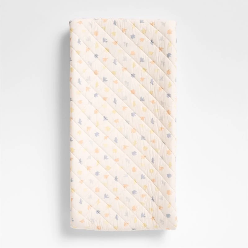 Birdie Blossoms Organic Cotton Baby Changing Pad Cover