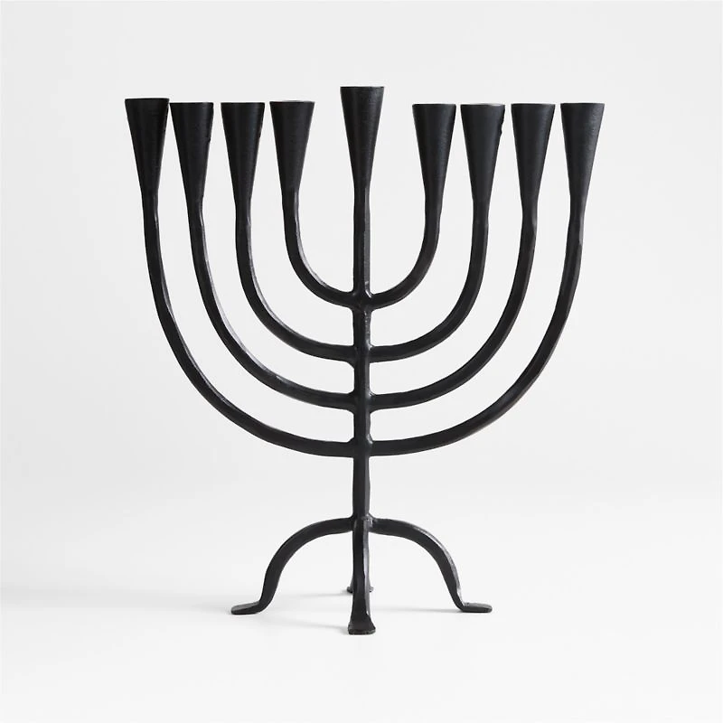 Black Metal Menorah