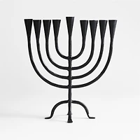Black Metal Menorah