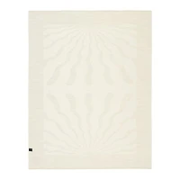 Blacksaw Dopamine 53"x70" Alpaca Ivory Reversible Throw Blanket
