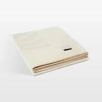 Blacksaw Dopamine 53"x70" Alpaca Ivory Reversible Throw Blanket
