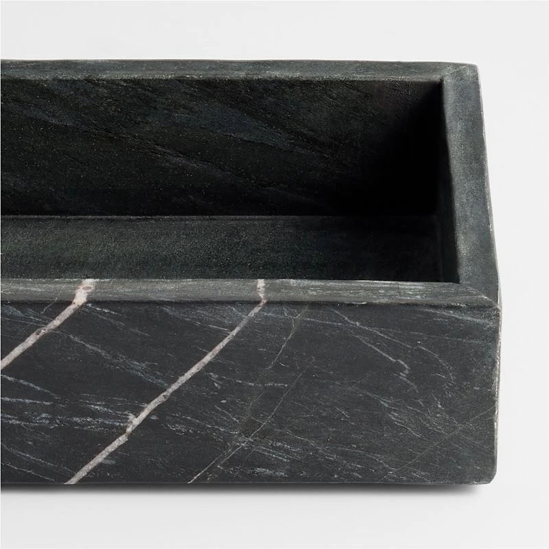 Bleecker Black Marble Napkin Holder