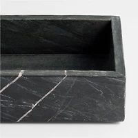 Bleecker Black Marble Napkin Holder