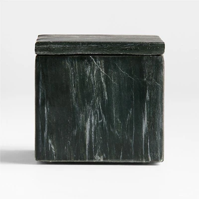 Bleecker Black Marble Square Canister