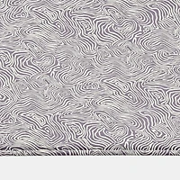 9' Black Squiggle Round Outdoor Patio Umbrella Canopy