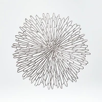 Chilewich ® Bloom Gunmetal Easy-Clean Vinyl Placemat