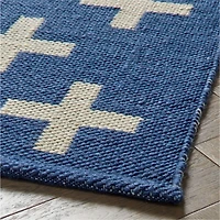 Positive 4x6' Blue Performance Kids Rug
