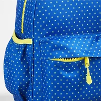 Lucky Stars Blue Large Kids Backpack with Side Pockets