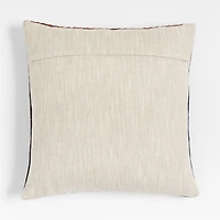 Boardwalk Kilim 23"x23" Navy & Orange Throw Pillow Cover