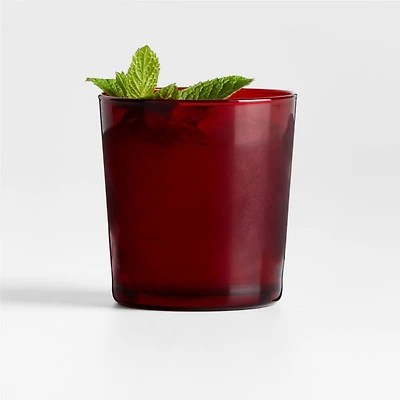 Bodega 12-Oz. Double Old-Fashioned Red Glass