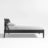 Bodie Spindle Ebonized Black Wood Kids Queen Bed