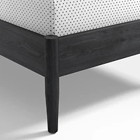 Bodie Spindle Ebonized Black Wood Kids Queen Bed