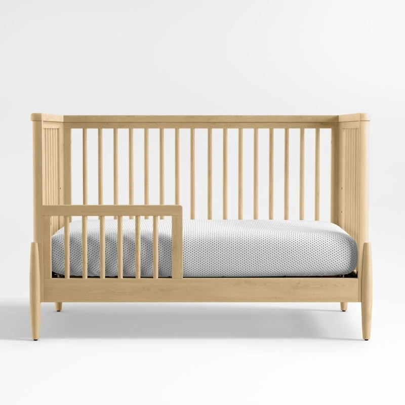 Bodie Natural Oak Wood Toddler Bed Rail