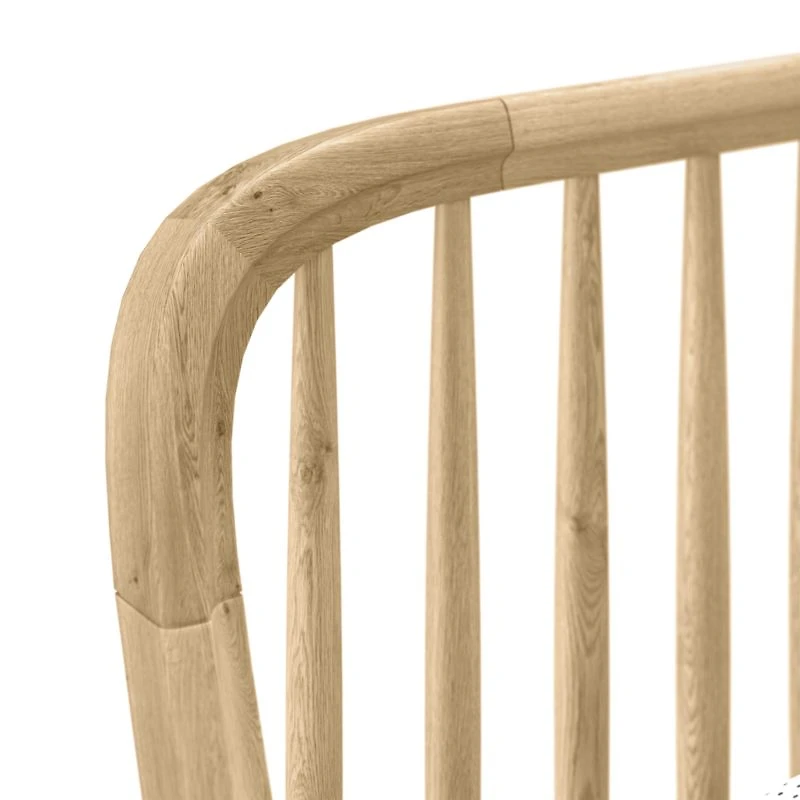 Bodie Spindle Natural Oak Wood Kids Twin Bed