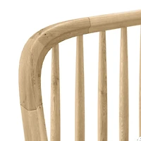 Bodie Spindle Natural Oak Wood Kids Twin Bed