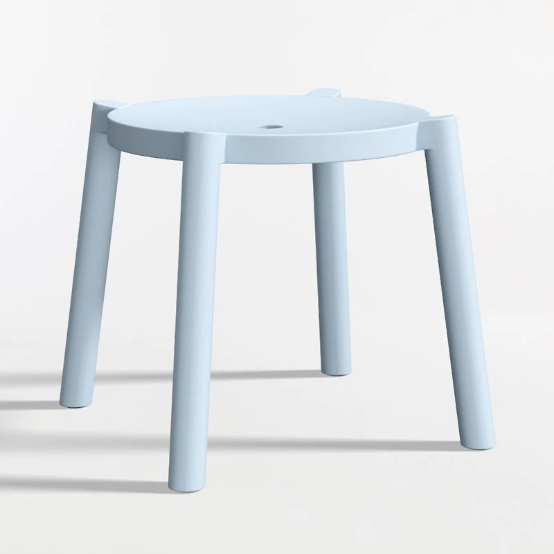 Bonnie Mist Blue Kids Stackable Play Stool