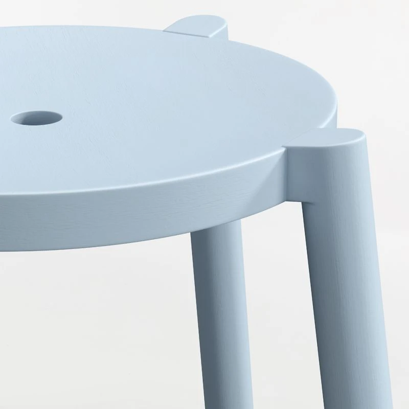 Bonnie Mist Blue Kids Stackable Play Stool