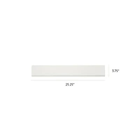 District Bookcase Warm White Wood Front Panel