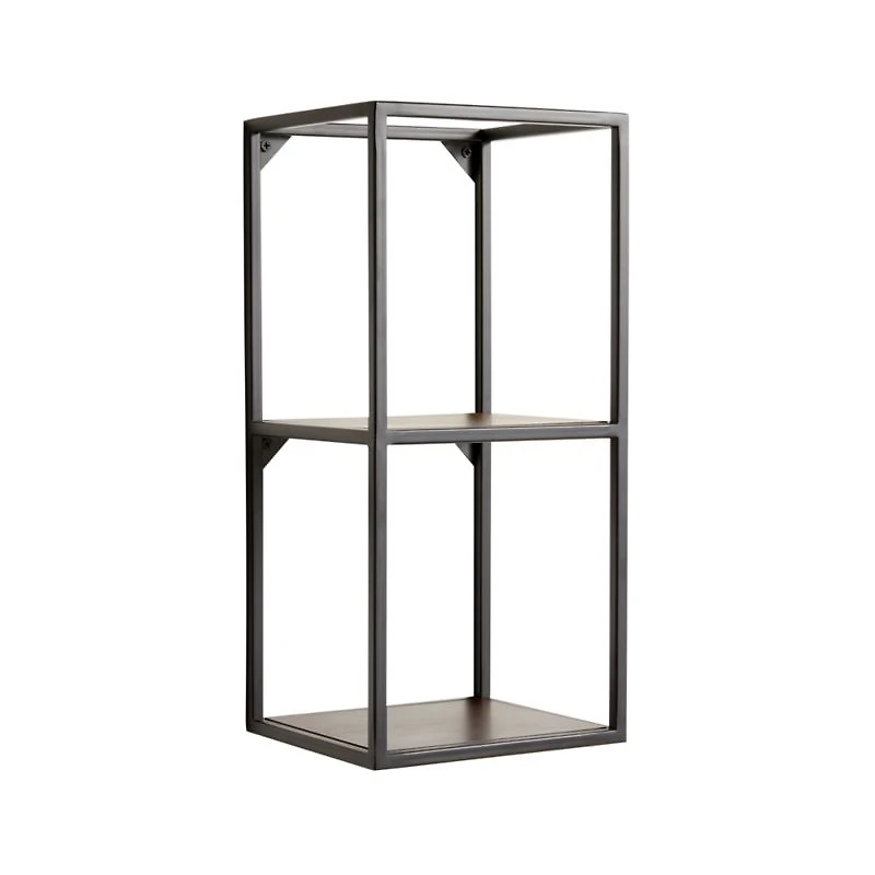 Booker Tall Double Rectangle Wall Display Shelf