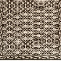 Bordeaux Wool Traditional Hand-Knotted Espresso Brown Area Rug 6'x9'