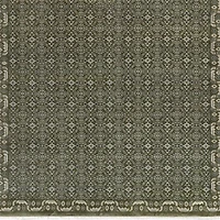Bordeaux Wool Traditional Hand-Knotted Green Rug Swatch 12"x18"