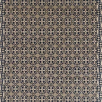 Bordeaux Wool Traditional Hand-Knotted Navy Blue Rug Swatch 12"x18"