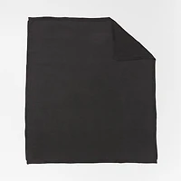 Border Ink Black 80"X80" Oversized Bed Throw Blanket