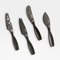 Boska Black Mini Cheese Knife Set