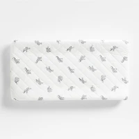 Stay Cool Botanical Elephant Organic Cotton Baby Changing Pad Cover