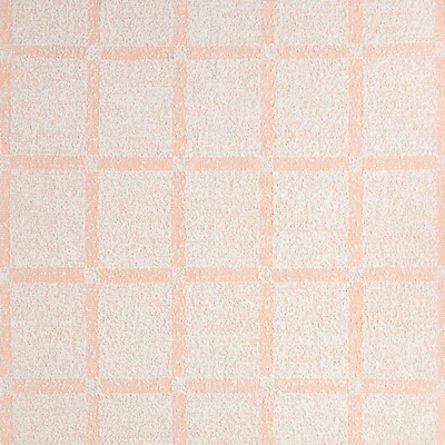Boucle Elegant Pink Hand Woven Flatweave Kids Performance 12"x18" Rug Swatch