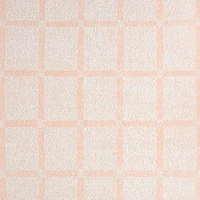 Boucle Elegant Pink Hand Woven Flatweave Kids Performance 12"x18" Rug Swatch