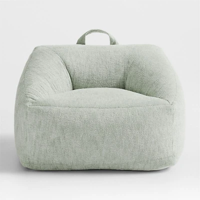 Iceberg Green Boucle Kids Lounge Chair