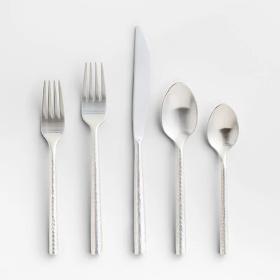 Boulder Satin 20-Piece Flatware Set