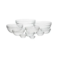 Glass Nesting Bowl 10-Piece Set