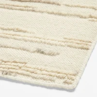 Bozeman Wool Hand-Knotted Light Tan Area Rug 6'x9'