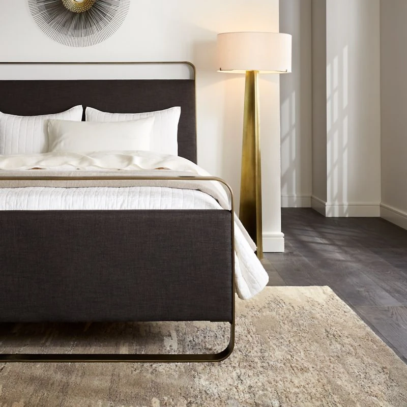 Warm White Belgian Flax Linen Quilt King
