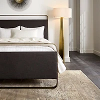 Warm White Belgian Flax Linen Quilt King