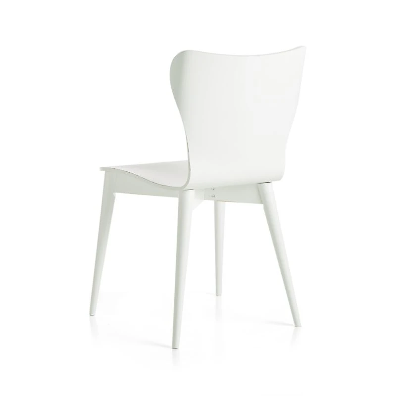 Brera White Bentwood Dining Chair