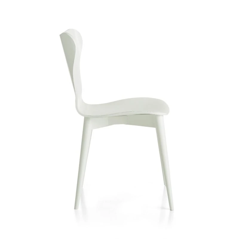 Brera White Bentwood Dining Chair