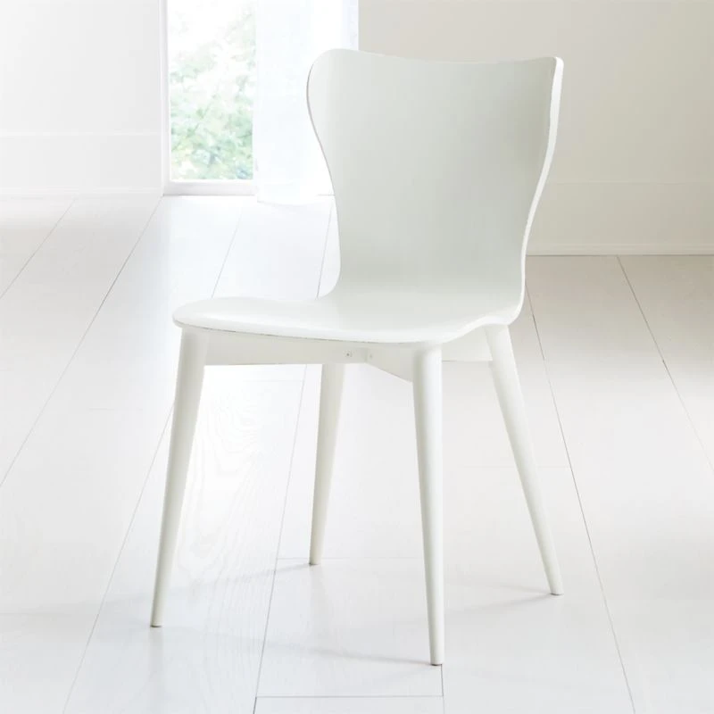 Brera White Bentwood Dining Chair