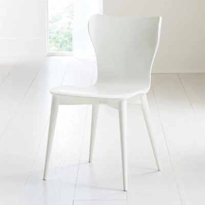 Brera White Bentwood Dining Chair