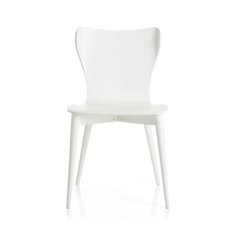 Brera White Bentwood Dining Chair