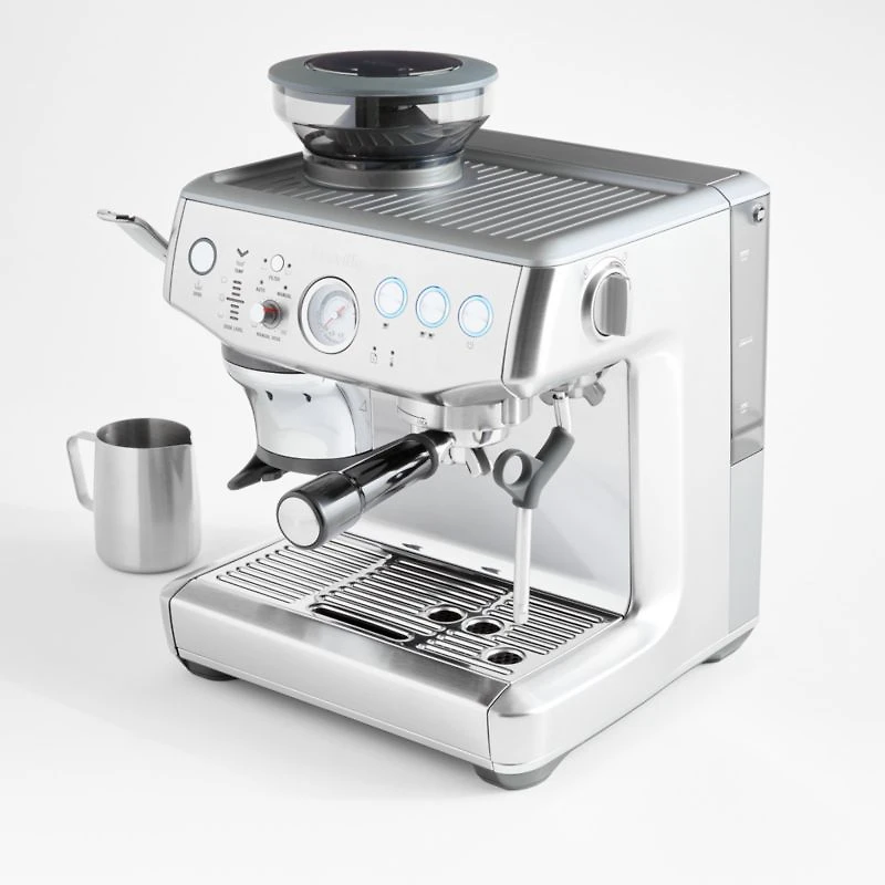 Breville ® Barista Express ® Impress Espresso Machine in Brushed Stainless Steel